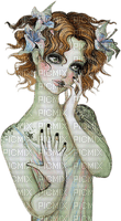 surreal art woman flower - Free PNG