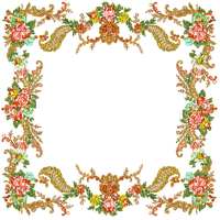 floral frame - Free PNG