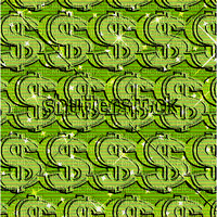 Green Dollar Background