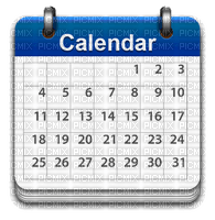 Calendrier - Free PNG