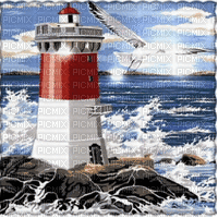 leuchtturm lighthouse phare faro milla1959 - Animovaný GIF zadarmo