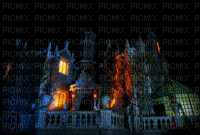 Haunted house mansion bp - Gratis animerad GIF