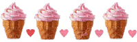 cupcake border - Bezmaksas animēts GIF
