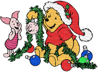 Winnie Pooh Christmas - png gratis