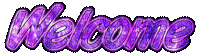 Kaz_Creations Colours Logo Text Welcome - GIF animado gratis