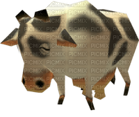 zelda 3D cow - Free PNG