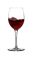 glass of wine - GIF animé gratuit