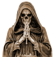 Y.A.M._Gothic skeleton sepia - PNG gratuit
