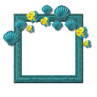 Small Teal Frame - PNG gratuit