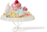 Kaz_Creations Ice Cream Deco Cup Cakes - png gratuito