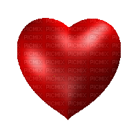 Coeur rouge - GIF animé gratuit
