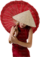 Kaz_Creations Woman Femme Umbrella Parasol - бесплатно png
