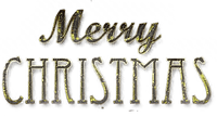 Merry Christmas.Text.Gold.Deco.Victoriabea - PNG gratuit