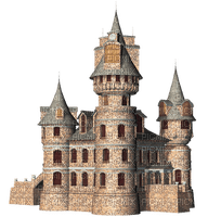 gray castle - gratis png