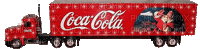 Kaz_Creations Deco Coca-Cola Animated Lorry - Gratis geanimeerde GIF