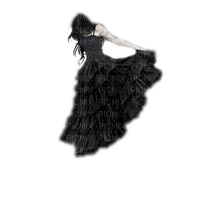 Dancing Goth Woman - бесплатно png