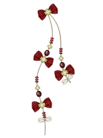 Kaz_Creations Deco Scrap Hanging Dangly Things Ribbons Bows Colours - Free PNG