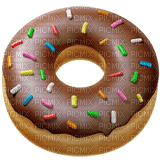 Chocolate donut emoji