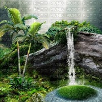 fond paysage cascade nature - Free PNG