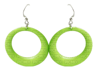 Earrings Lime - By StormGalaxy05 - ingyenes png
