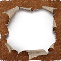 Cadre.Frame.Brown.leather.Victoriabea - png gratis