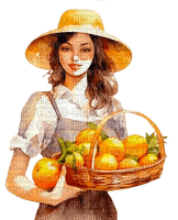 Woman Orange - Bogusia - zadarmo png