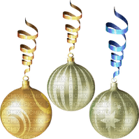 gala Christmas balls - ingyenes png