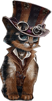 chat steampunk cat