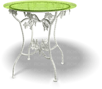 Table Patio Vert Blanc:) - gratis png
