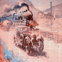 zug train milla1959 - Бесплатный анимированный гифка
