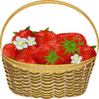 strawberry basket Bb2 - gratis png