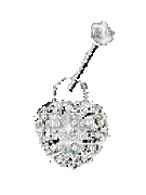diamond  heart pin gif  diamant  coeur  épingle - GIF animé gratuit