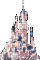 VanessaVallo _crea-  fairy castle animated - Darmowy animowany GIF