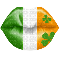 Kaz_Creations St.Patricks Day Deco Lips - 免费PNG