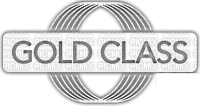 Gold Class Text White - Bogusia - gratis png