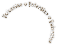 soave text curve valentine sepia - PNG gratuit