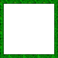 Green leaf glitter frame gif - Free animated GIF