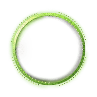 frame-round-green - 無料png