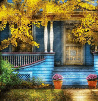 Rena Hintergrund Background Haus Herbst - gratis png