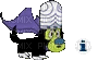 Mojo jojo sticker - Zdarma animovaný GIF