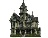 Kaz_Creations Halloween Haunted House - darmowe png