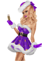 Kaz_Creations Colour Girls Christmas Noel - PNG gratuit