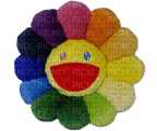 rainbow flower plush - PNG gratuit