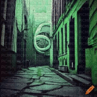 Green 6 Alley - Free animated GIF
