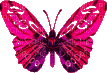 Glitter deco gif image papillon Irena - Free animated GIF