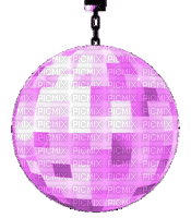 purple disco ball - Animovaný GIF zadarmo