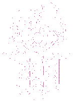 Glitter main de fatma rose - Ilmainen animoitu GIF