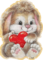 Bunny Love Animation - GIF animado gratis