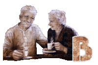 couple elderly bp - Безплатен анимиран GIF