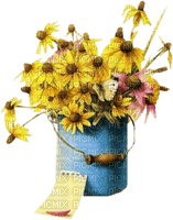 yellow flowers Bb2 - png ฟรี